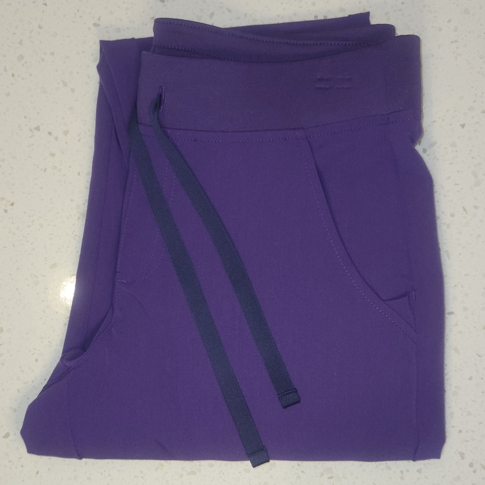 FIGS Women's Scrub Bottoms - Digital Grape